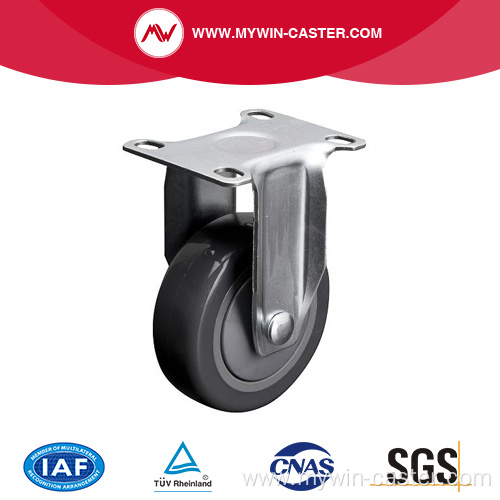 Zinc 3 Inch 80Kg Rigid PU Caster